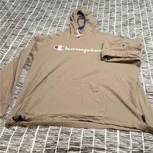 Champion Tan Hoodie